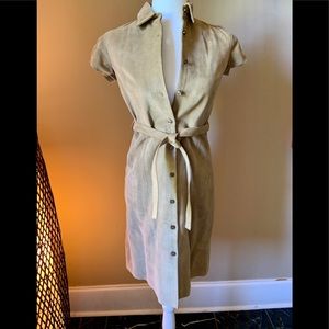 Banana Republic  suede dress